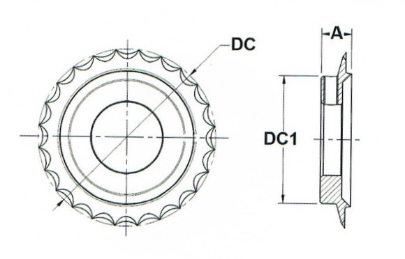Corta Cabos Eje Ø 45