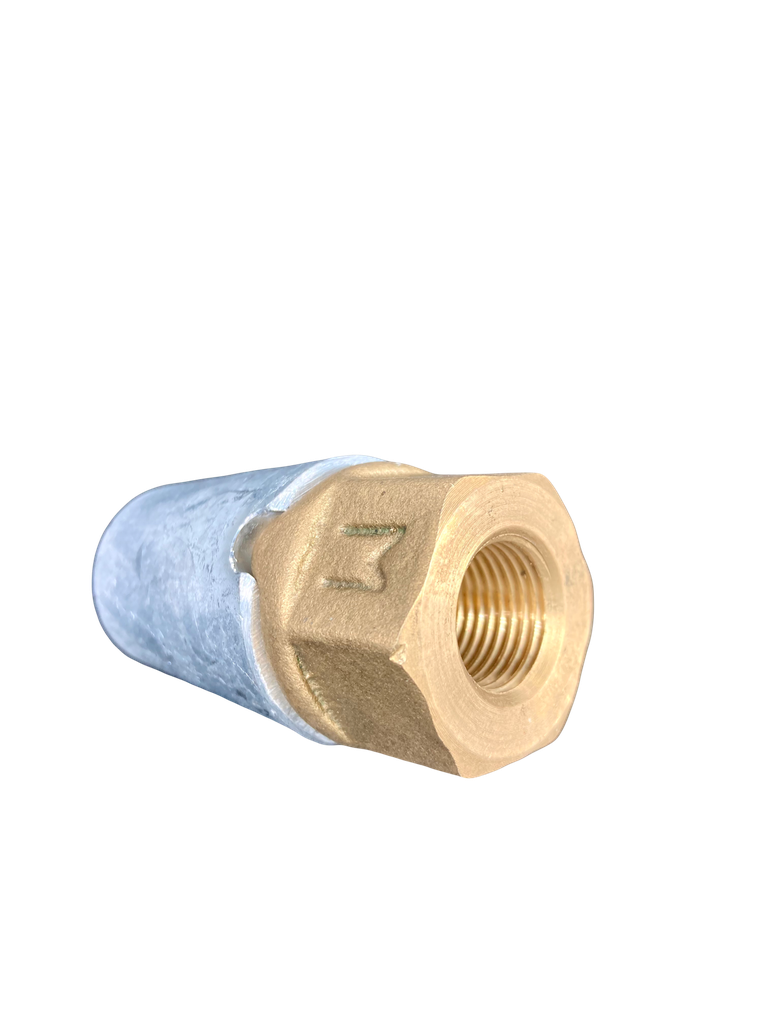 Tuerca con Ánado de Zinc Eje Ø 25 RH Completa 3/8" GAS