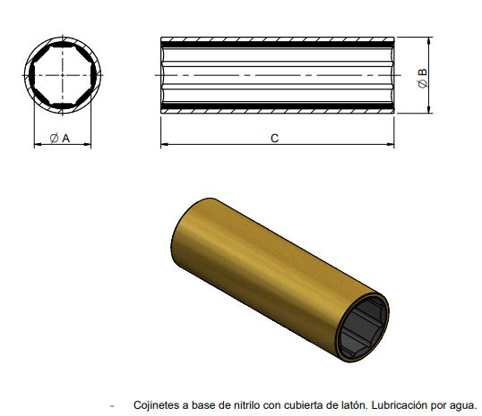 Cojinete de Goma Ø 65 / 85