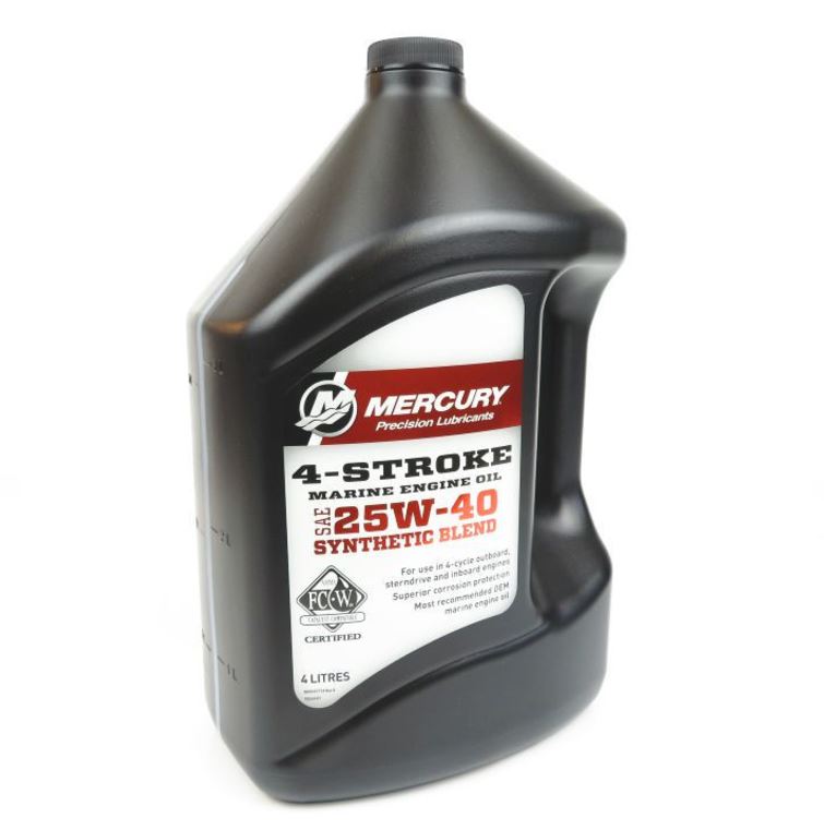 ACEITE 25W40 MERCURY 4T SINTÉTICO (4L)